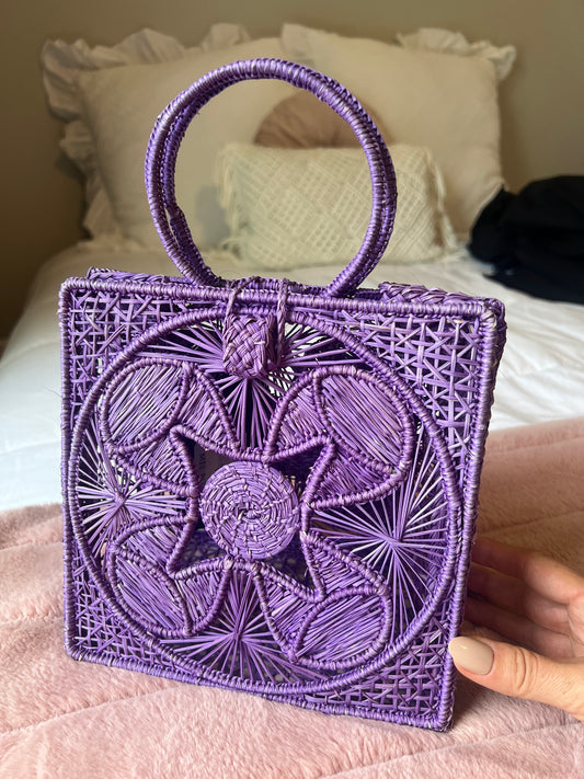 The Elisa Tote - Medio Morado
